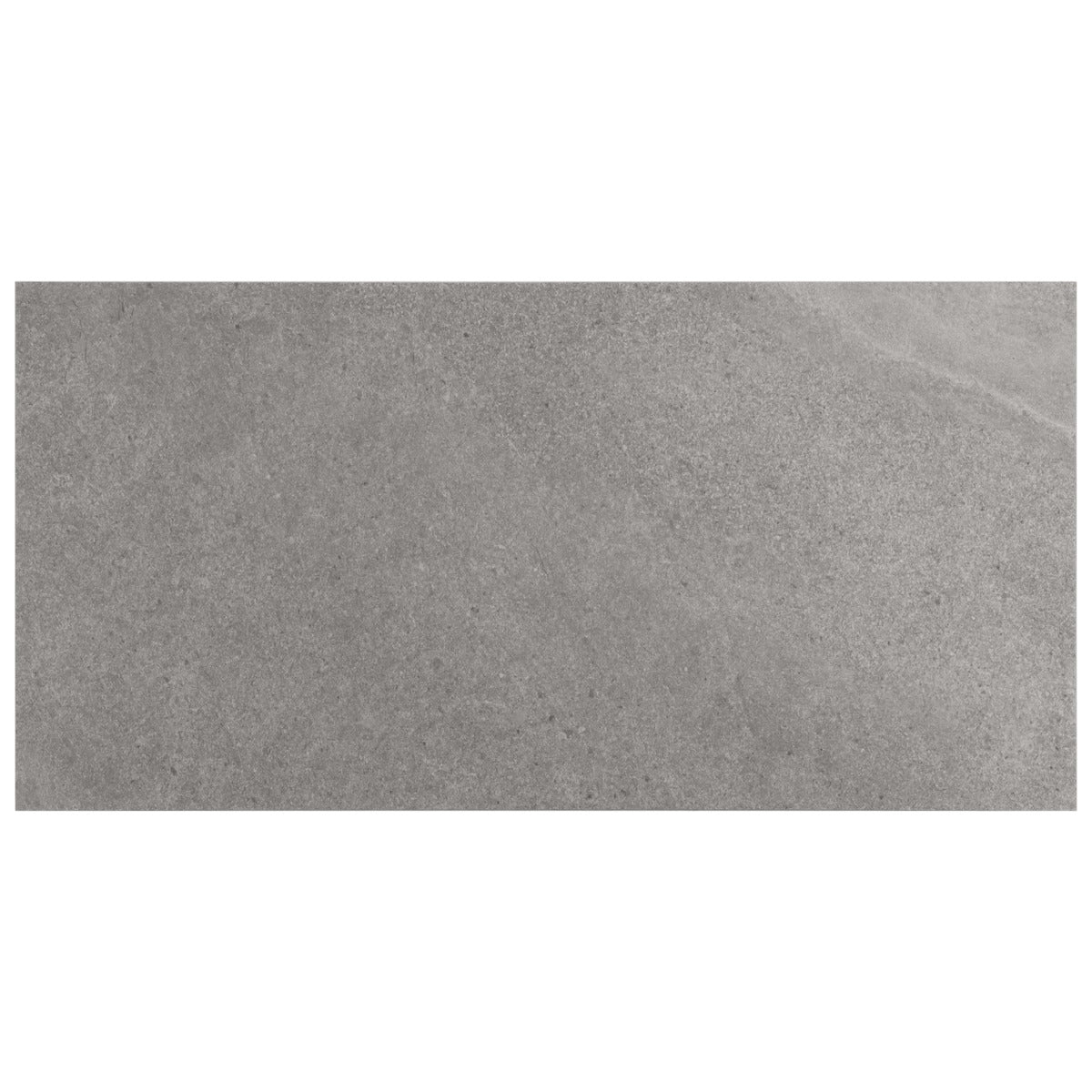 Era Silver Gray 24x48 Matte Porcelain Tile - Limestone Look