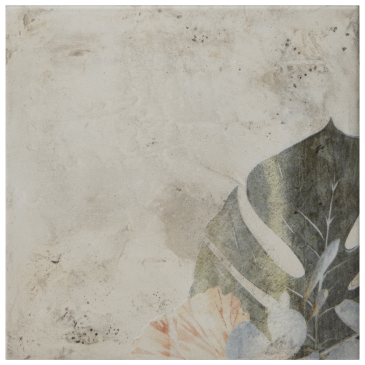 Angela Harris Wilder Light Deco 8x8 Matte Ceramic Tile