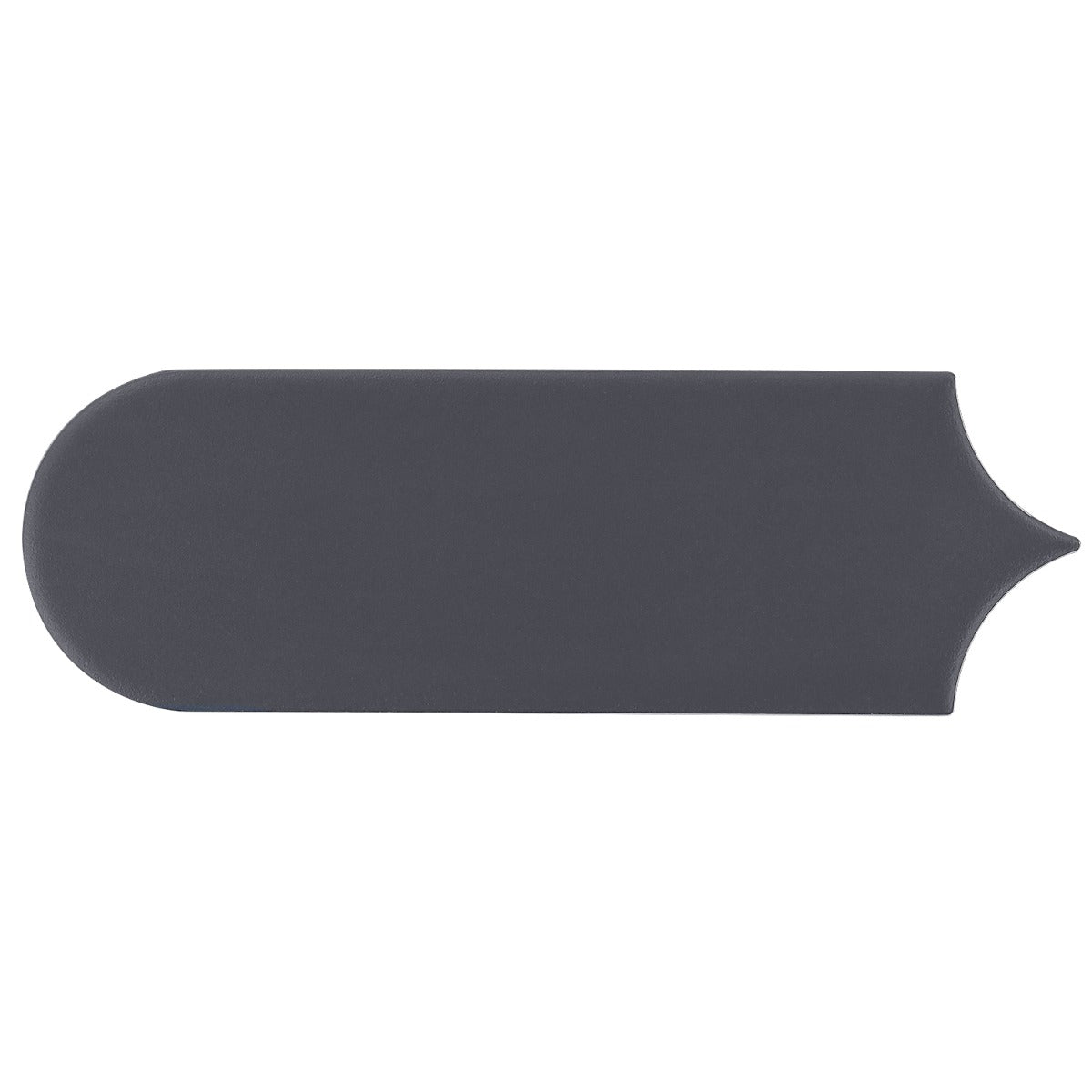 Parry Charcoal Matte Fishscale Ceramic Wall Tile 3x8