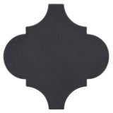 Zeal Gunmetal Gray Arabesque Polished Porcelain Tile - Lux Tile