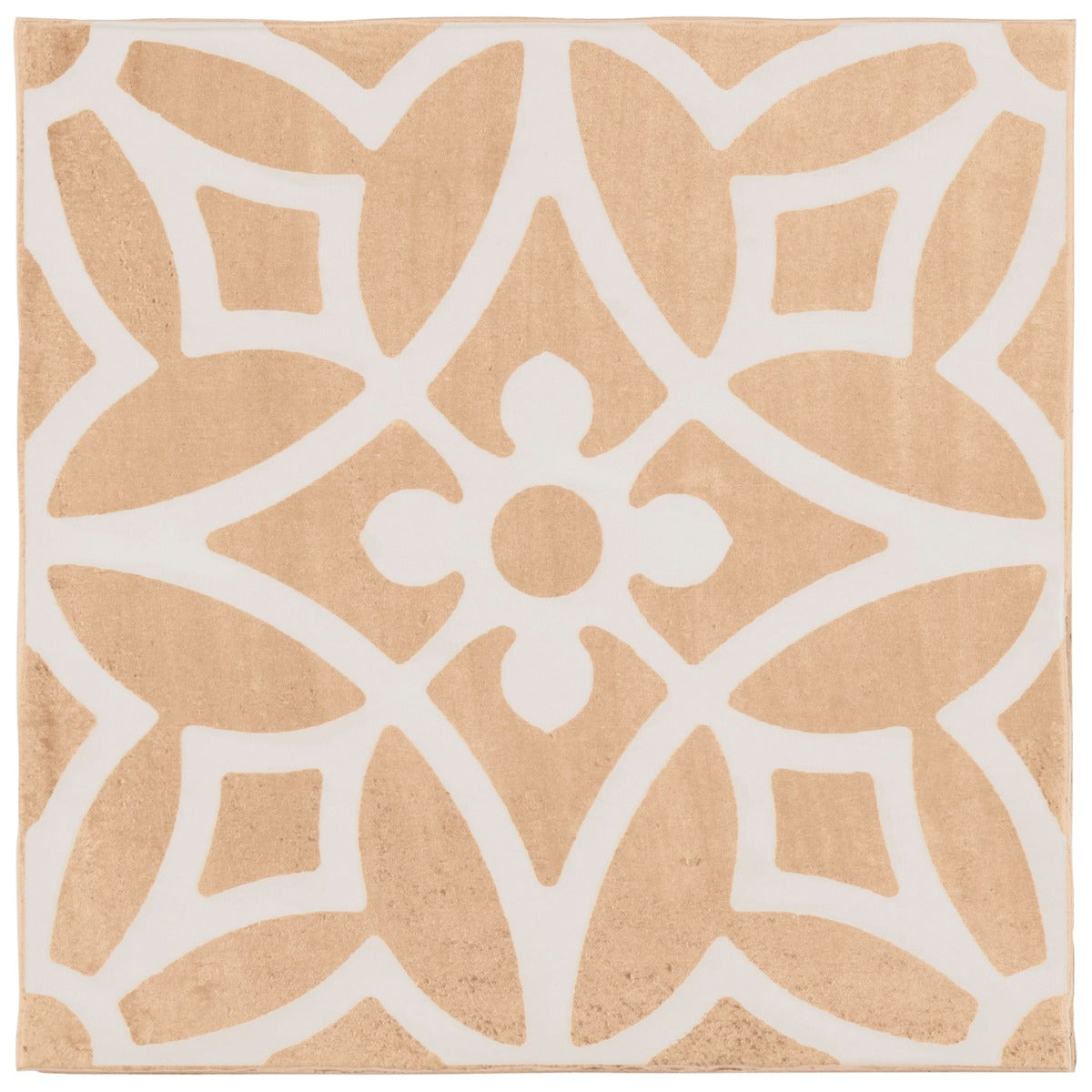 Saltillo Flora Terracotta 9x9 Matte Porcelain Tile - Lux Tile