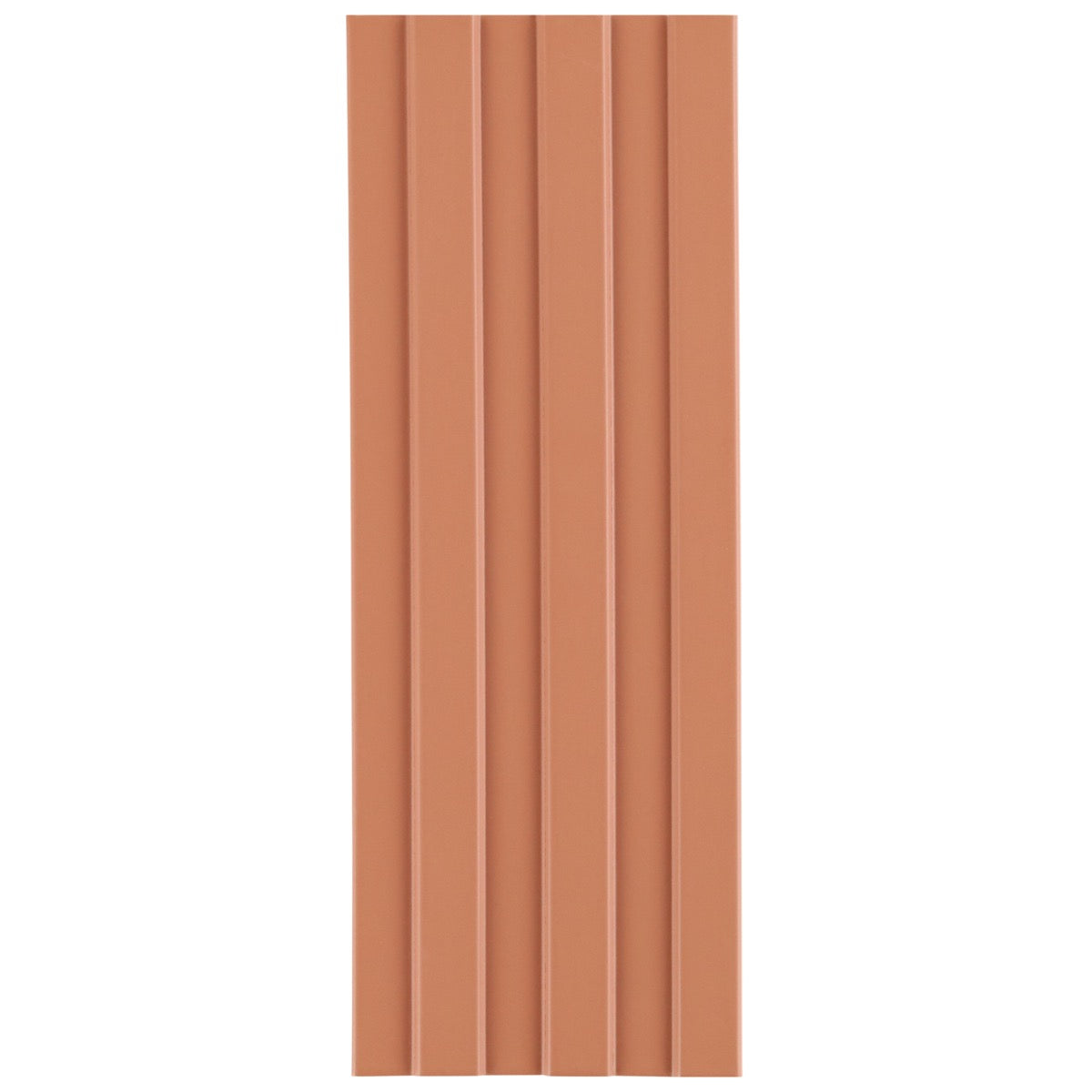 Bariano Terracotta 6x16 Fluted 3D Matte Porcelain Tile - Lux Tile