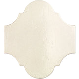 Cavallo Swiss Coffee Beige 8x10 Arabesque Glossy Porcelain Tile