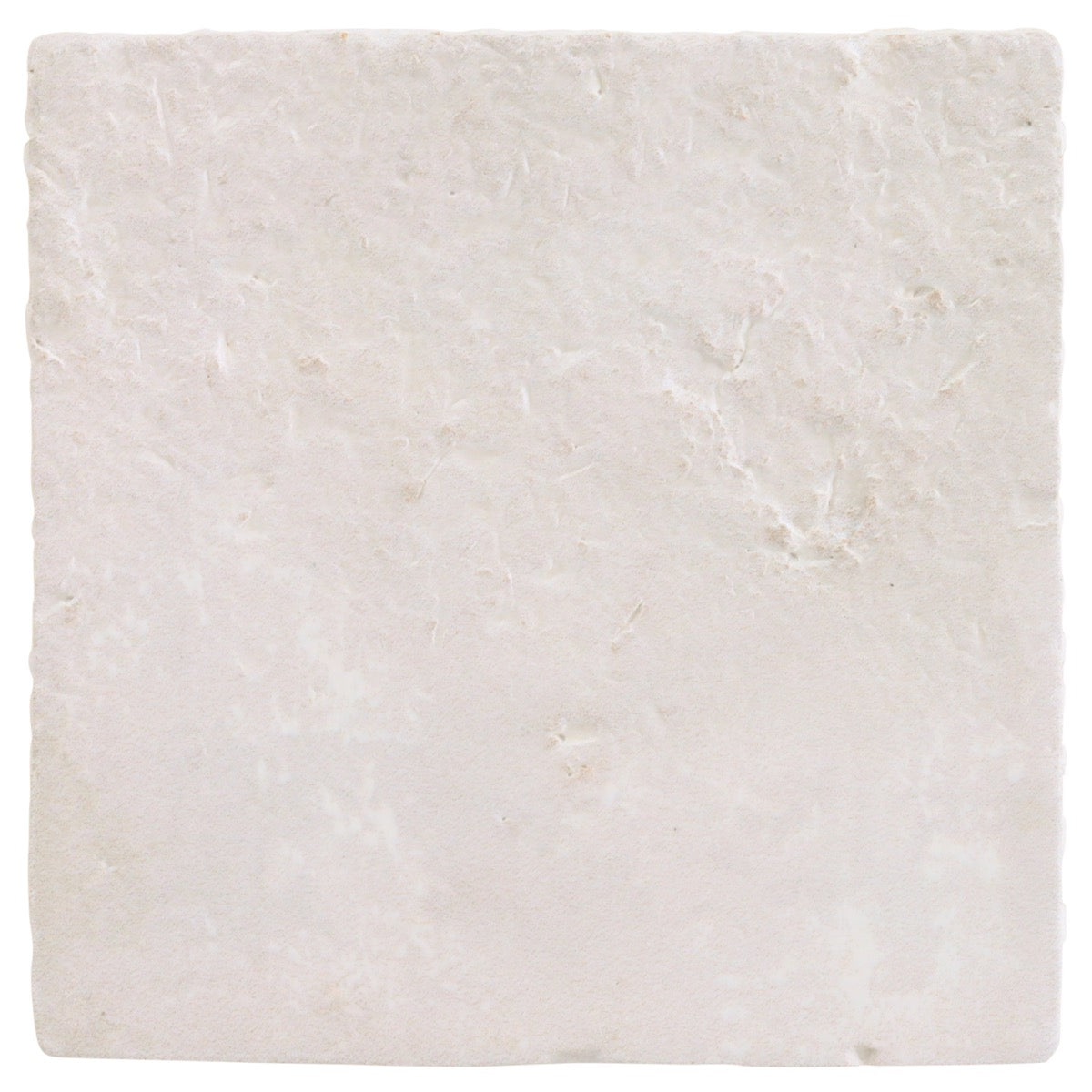 Navari White 5x5 Textured Matte Ceramic Tile - Tilebar