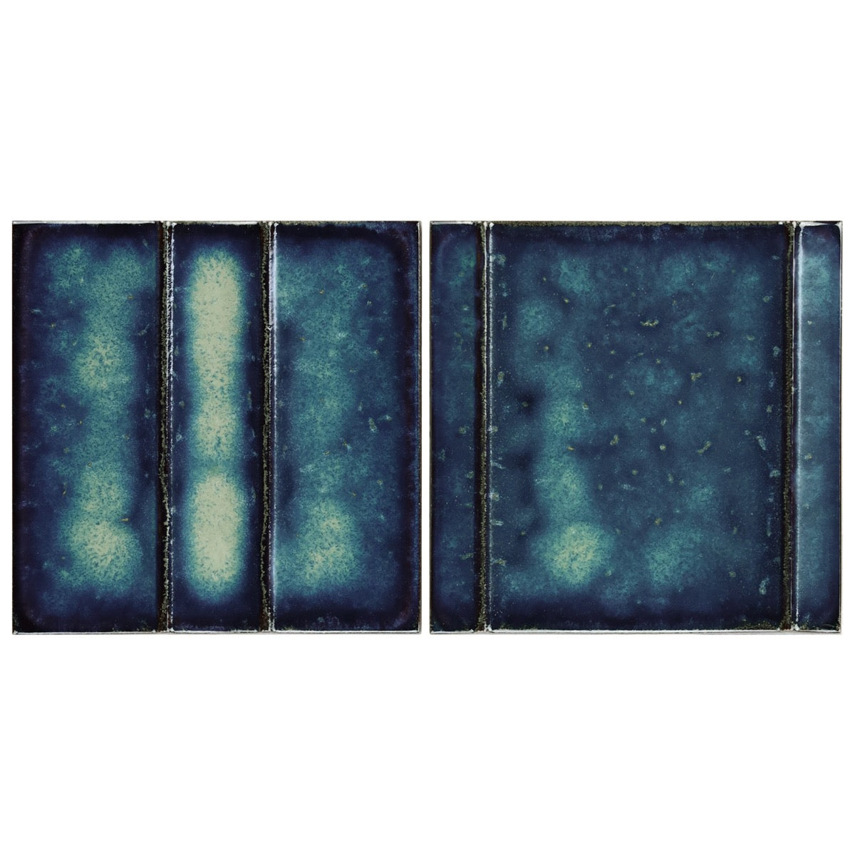 Kinro Ocean Blue 6x6 3D Metallic Matte Porcelain Tile