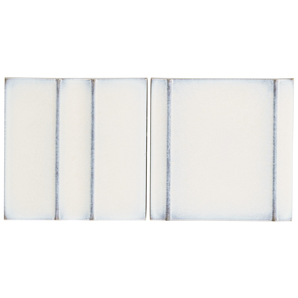 Kinro Snow White 6x6 3D Polished Porcelain Tile - Lux Tile