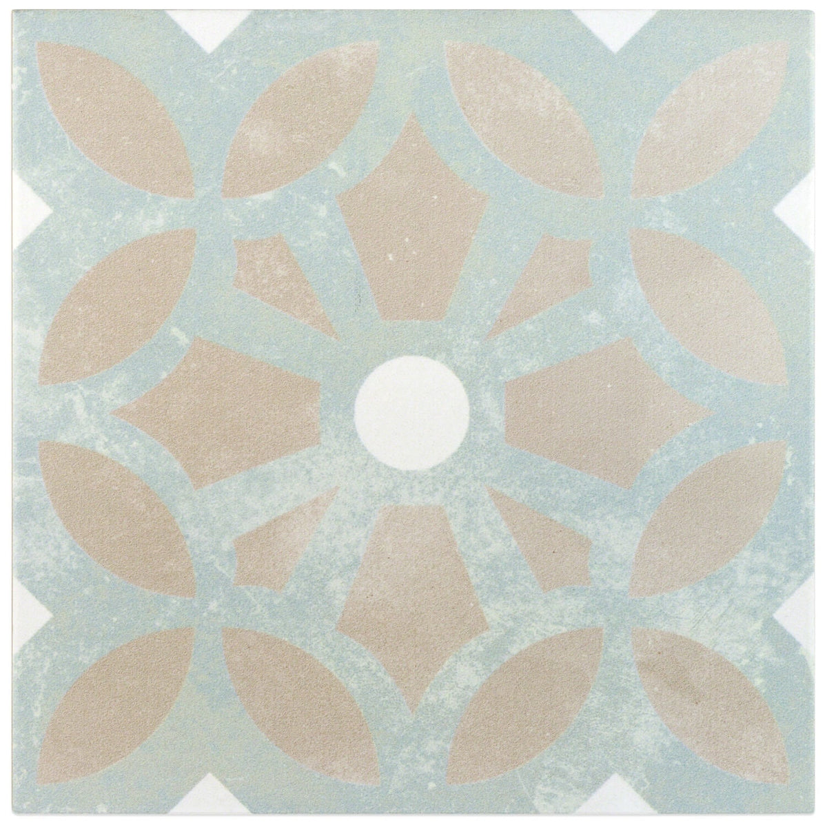 Bella Louvre Green Matte Porcelain Tile - 9x9 Inches