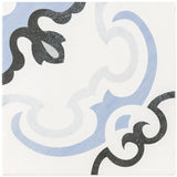 Bella Met Blue 9x9 Matte Porcelain Tile - Lux Tile