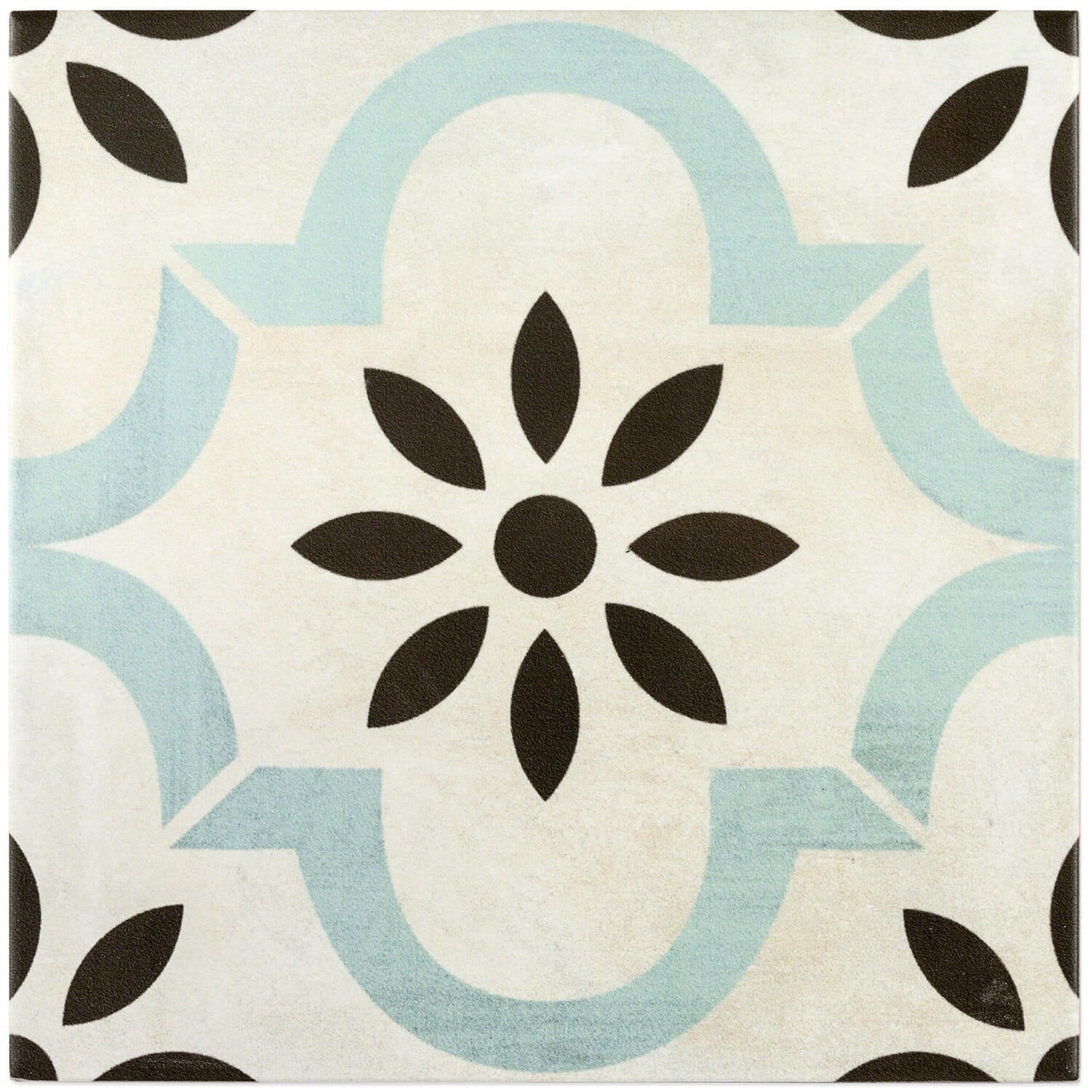 Bella Prado Blue 9x9 Matte Porcelain Tile for Residential and Commercial Use