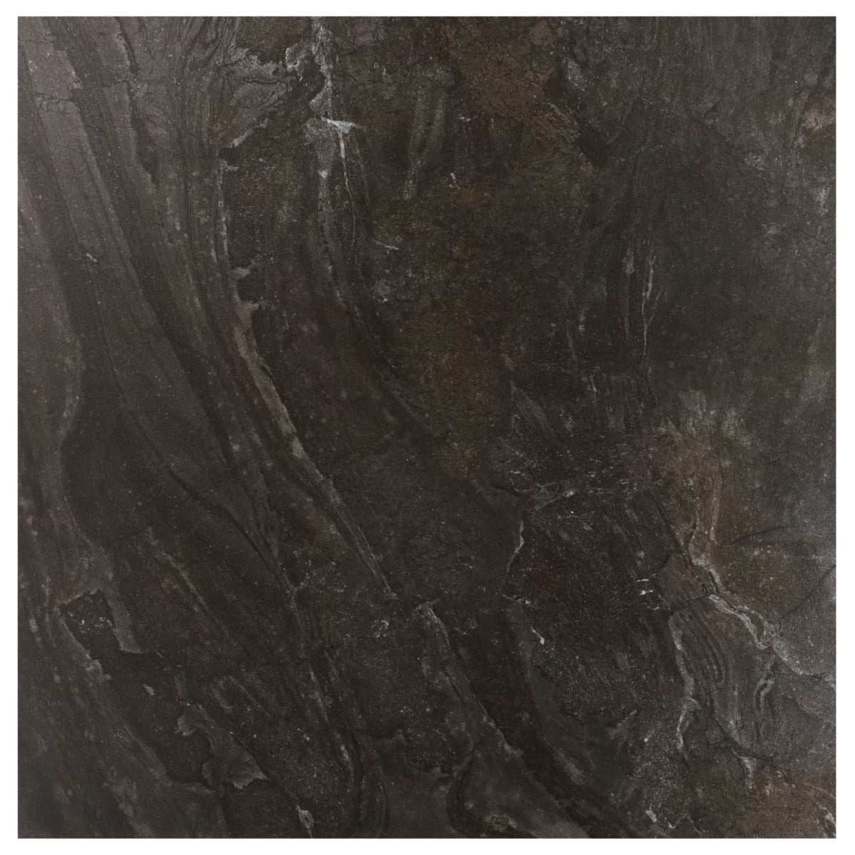 Santo Charcoal Black Matte Porcelain Tile 36x36 - Lux Tile