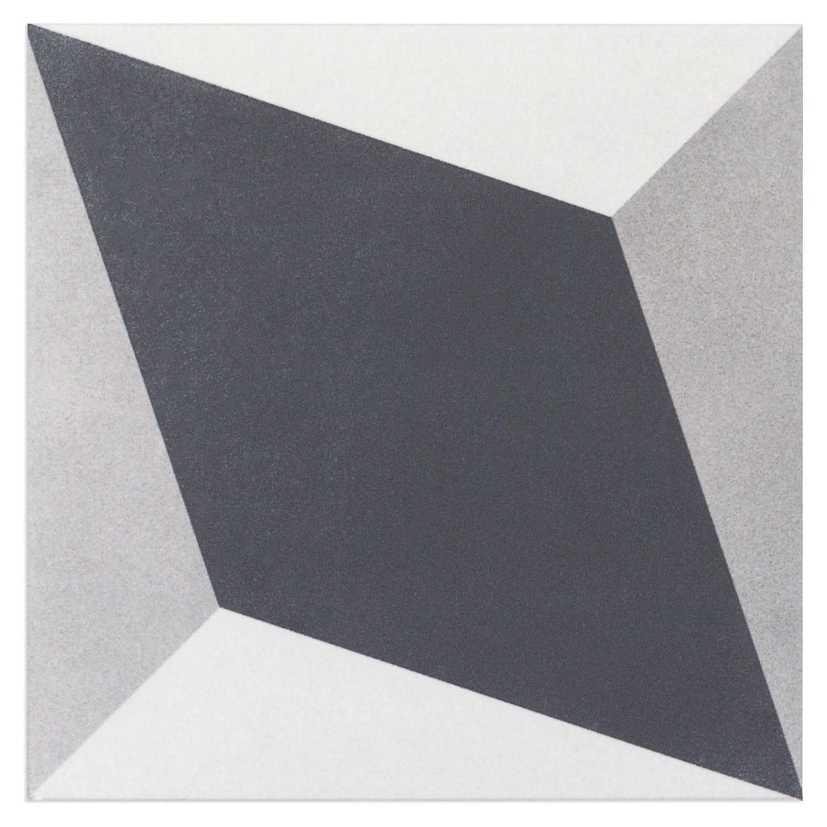 Cascais Block Gray 9x9 Matte Porcelain Tile by Lux Tile