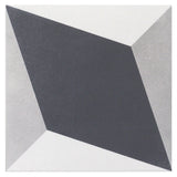 Cascais Block Gray 9x9 Matte Porcelain Tile by Lux Tile
