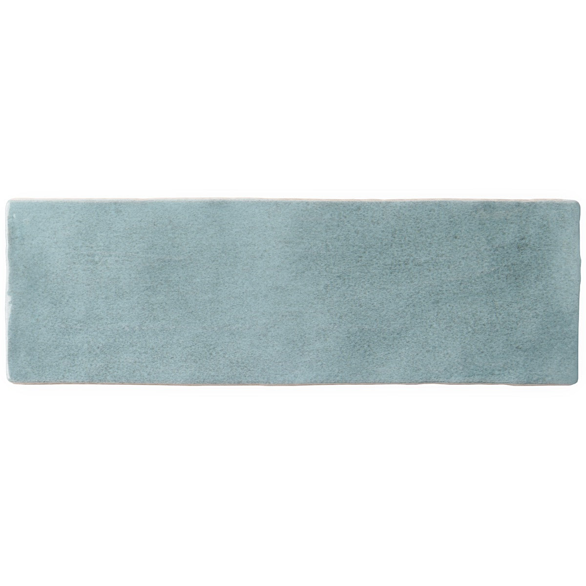 Portmore Aqua Blue 3x8 Glossy Ceramic Subway Tile by Lux Tile