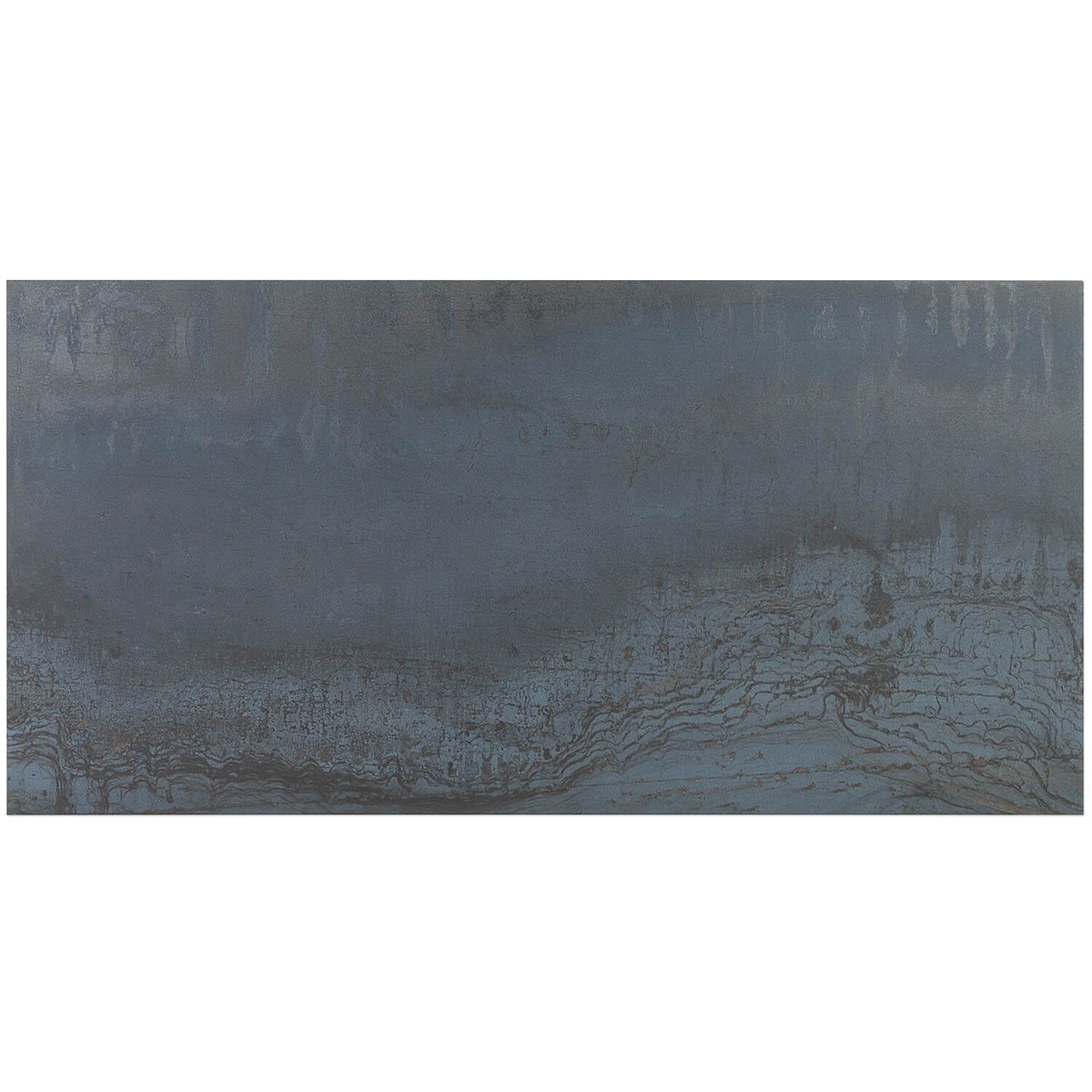 Angela Harris Inspira Metallic Blue 12x24 Matte Porcelain Tile