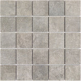Marbella Greige 2x2 Matte Porcelain Mosaic Tile - Lux Tile