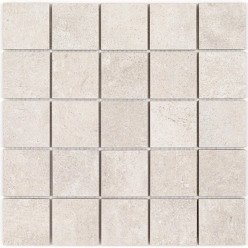 Marbella Desert Sand Beige 2x2 Matte Porcelain Mosaic Tile - Lux Tile