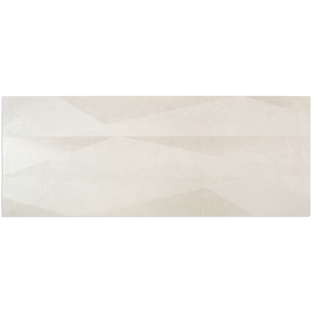 Instinct Murmur Canvas Beige 12x32 3D Matte Ceramic Wall Tile