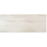Instinct Murmur Canvas Beige 12x32 3D Matte Ceramic Wall Tile