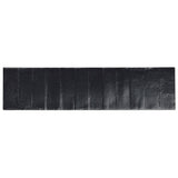 Rework Leather Black 3x12 Matte Porcelain Subway Tile - Lux Tile
