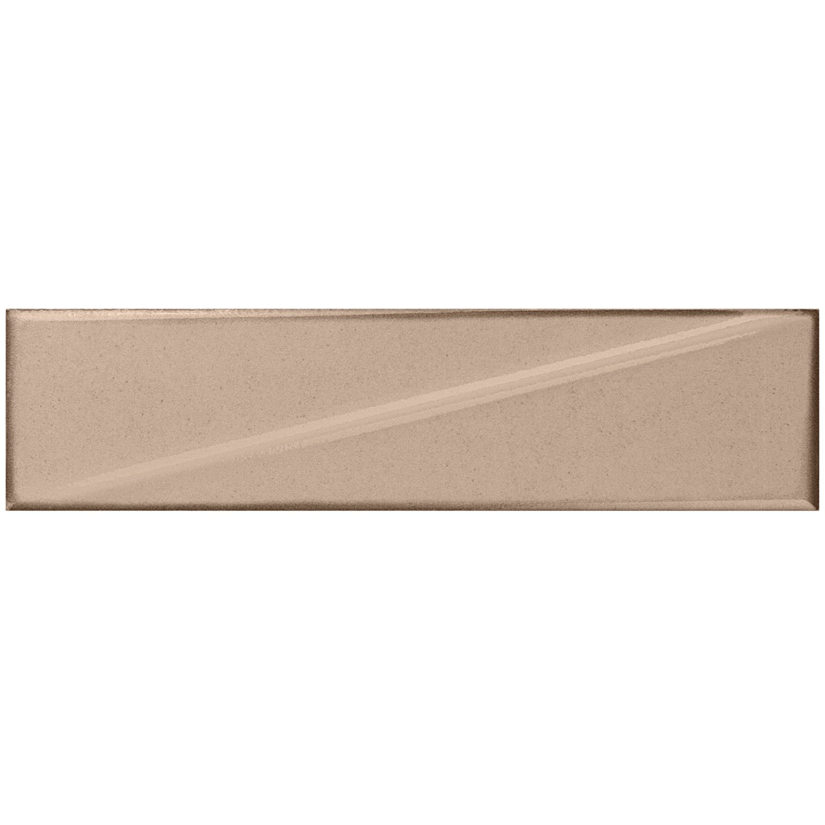 Axelle Dune Beige 3D Glossy Ceramic Subway Tile - 3x12
