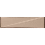 Axelle Dune Beige 3D Glossy Ceramic Subway Tile - 3x12