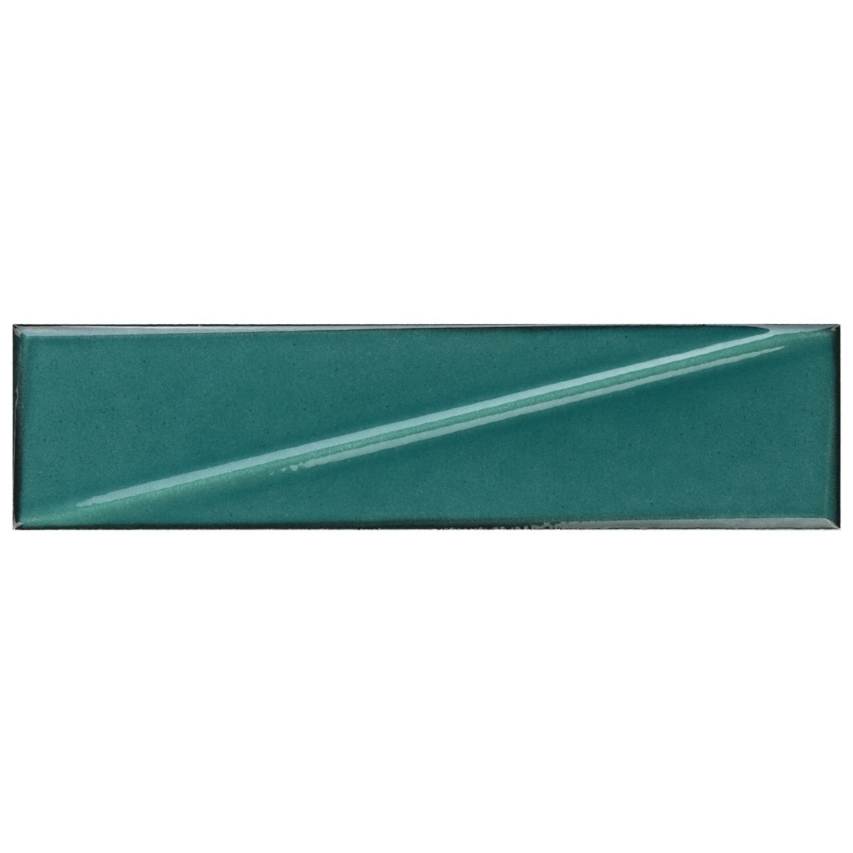 Axelle Emerald Green 3x12 3D Glossy Ceramic Subway Tile