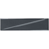 Axelle Storm Gray 3D Glossy Ceramic Subway Tile - 3x12