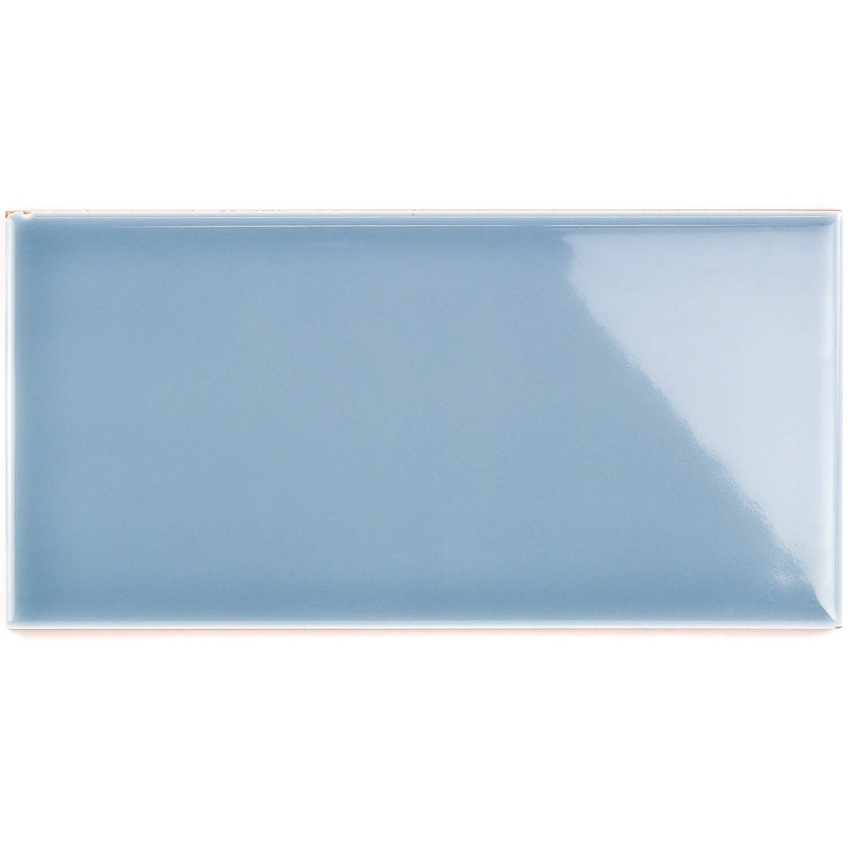 Vector Azul Blue 4x8 Polished Ceramic Subway Wall Tile