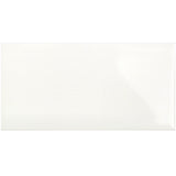 Vector Hueso White 4x8 Polished Ceramic Subway Tile