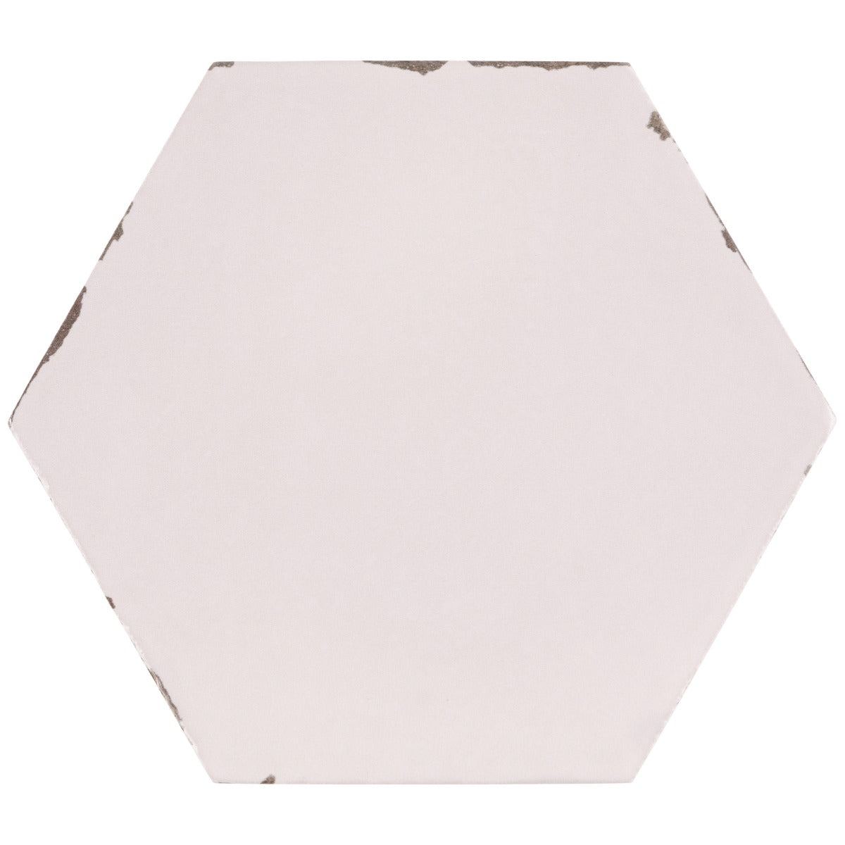Sasha Hex Rose Pink Matte Porcelain Tile - 6" Hexagon