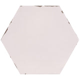 Sasha Hex Rose Pink Matte Porcelain Tile - 6" Hexagon