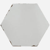 Lux Tile Sasha Hex Gray Matte Porcelain Tile 6"