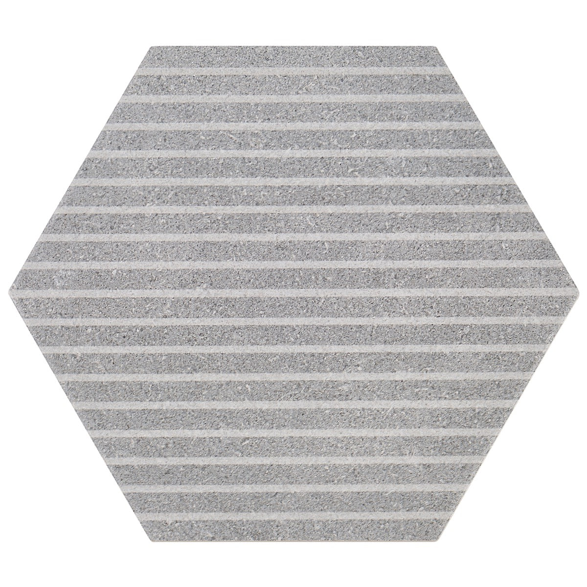 Texstone Gray Hexagon Matte Porcelain Tile - Lux Tile