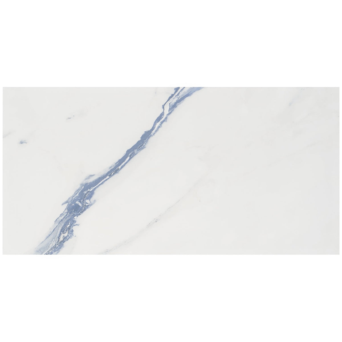 Calacatta Azur Matte Porcelain Tile 12x24 - Lux Tile