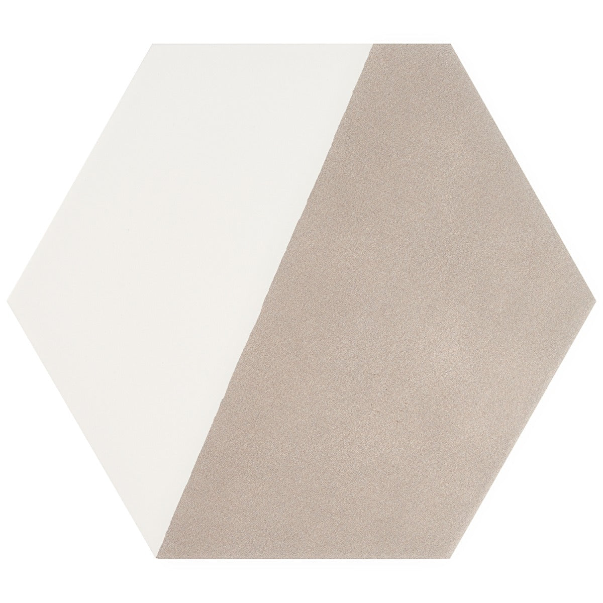 HexArt Pop Gris 8" Hexagon Matte Porcelain Tile - Lux Tile
