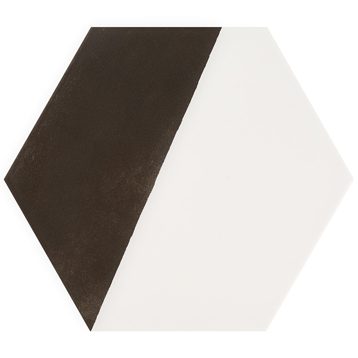 HexArt Pop Nero 8" Hexagon Matte Porcelain Tile - Lux Tile