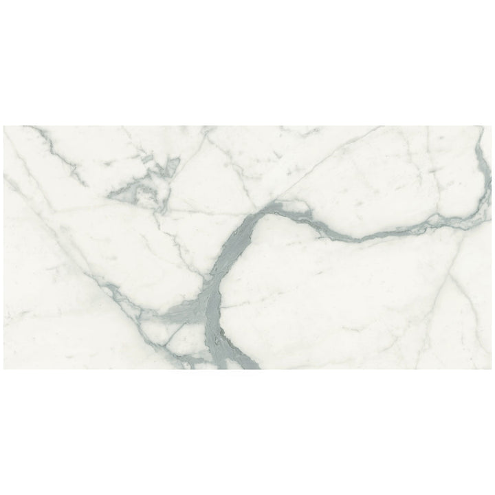 TileBar Marmi Slim Bianco Venato 30x60 Polished Porcelain Slab