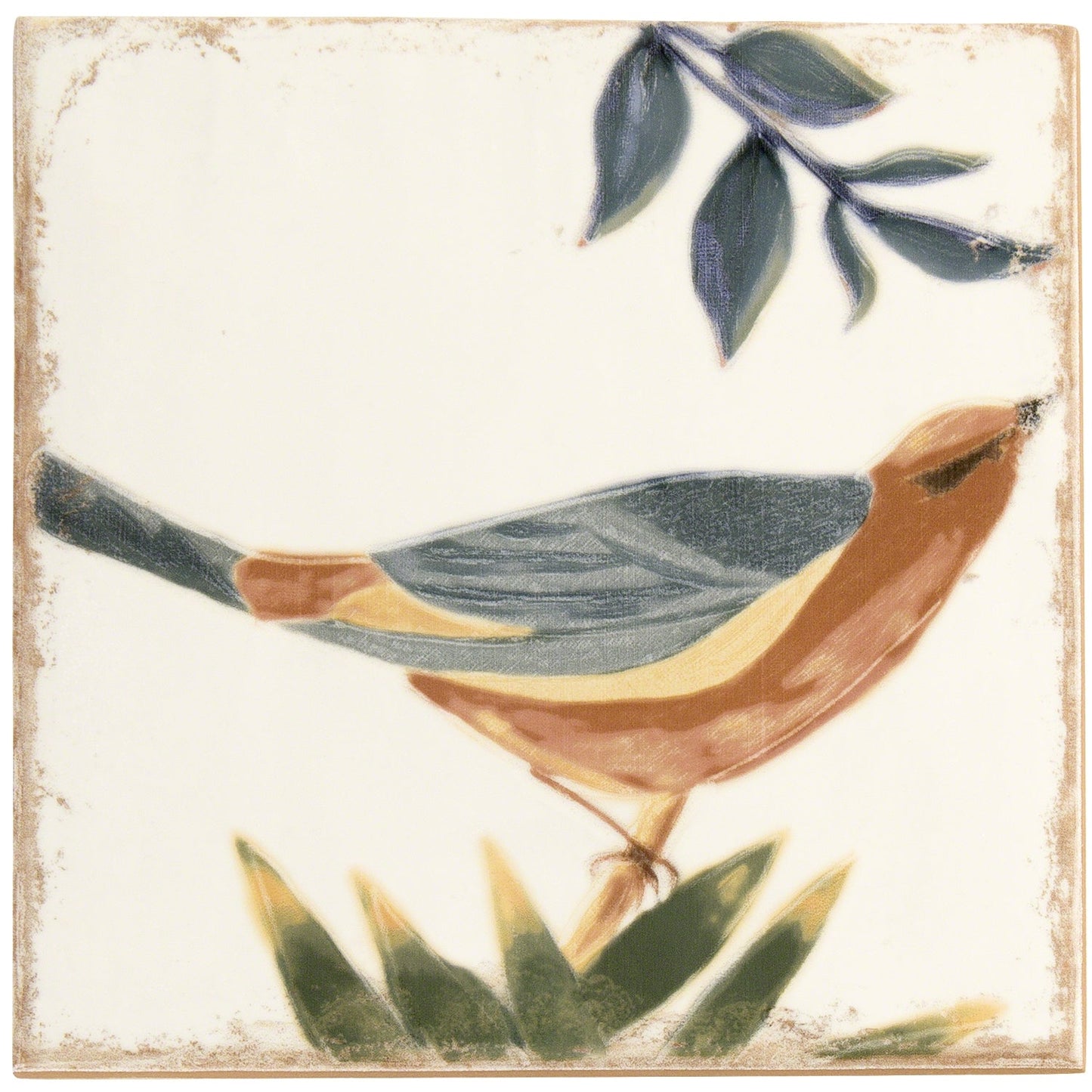 Angela Harris Dunmore Sonata Decor 8x8 Polished Ceramic Wall Tile