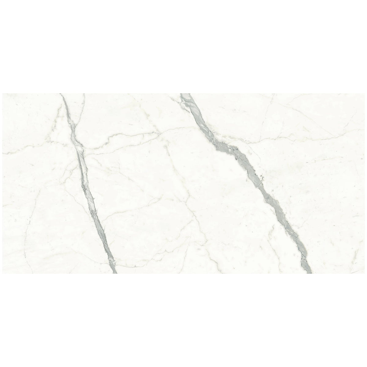 Tilebar Marmi Slim Bianco Venato 60x120 Polished Porcelain Slab
