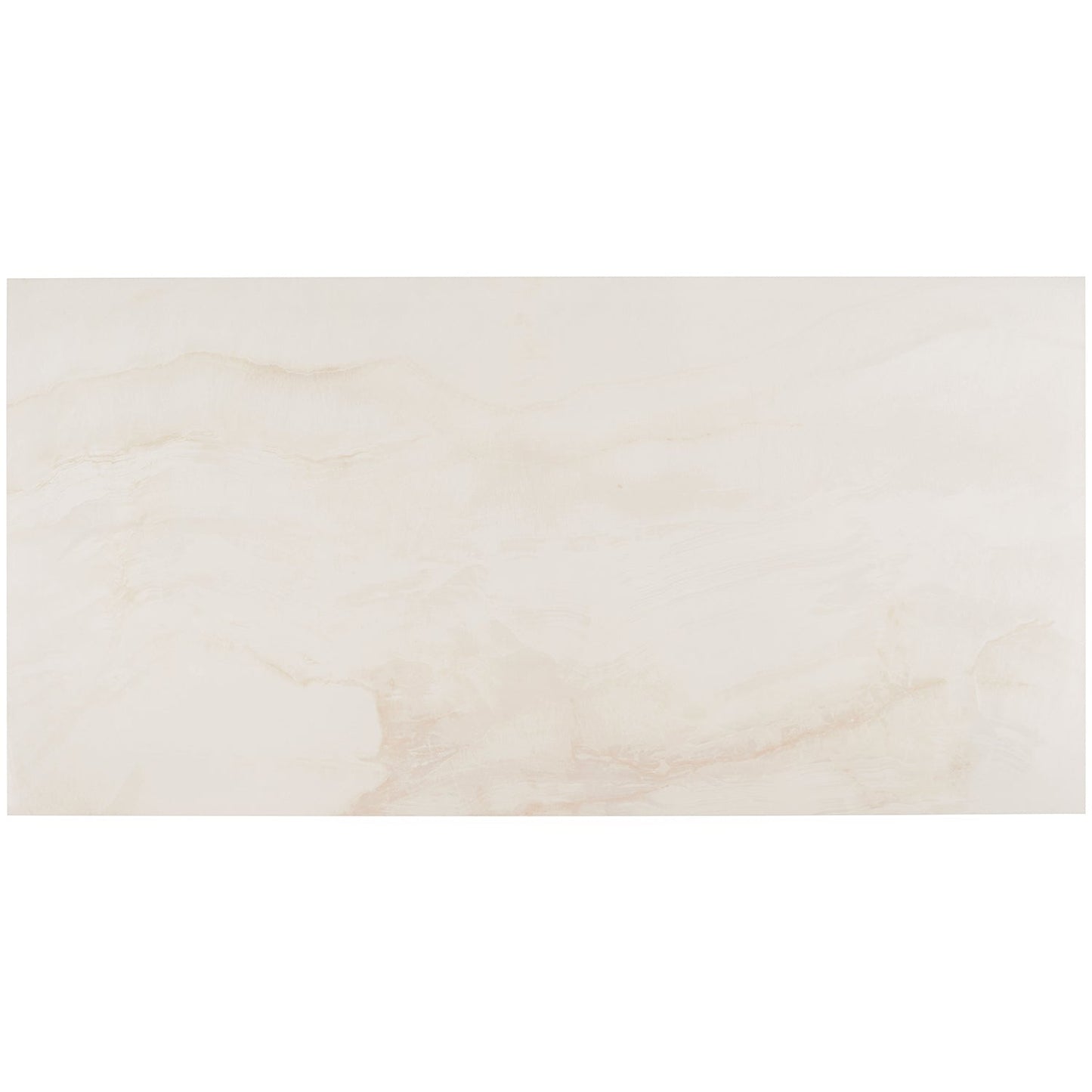 TilebarXL Marmi Onice Perla Beige 24x48 Polished Porcelain Tile