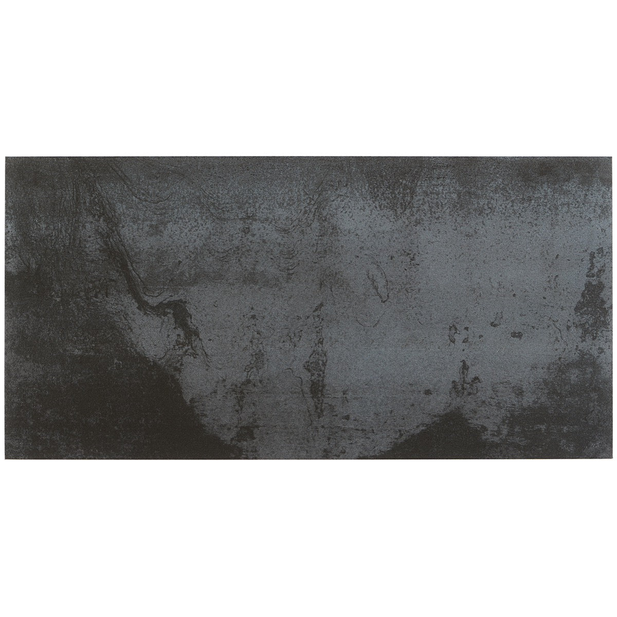 Hewlett Black Matte Porcelain Tile 12x24 - Lux Tile