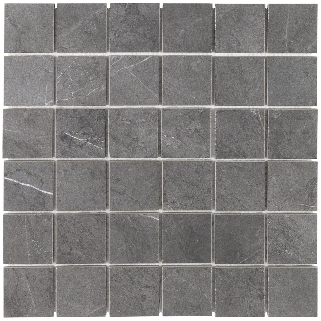 Lux Tile Amani Gray 2x2 Matte Porcelain Mosaic Tile