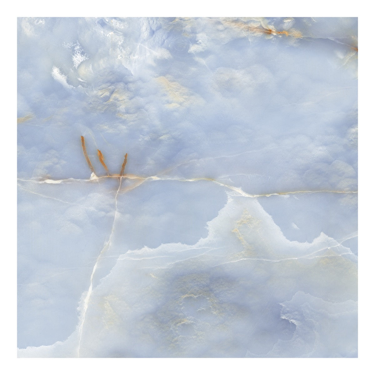 Tilebar Lumina Onyx Caspian Blue 24x24 Polished Porcelain Tile