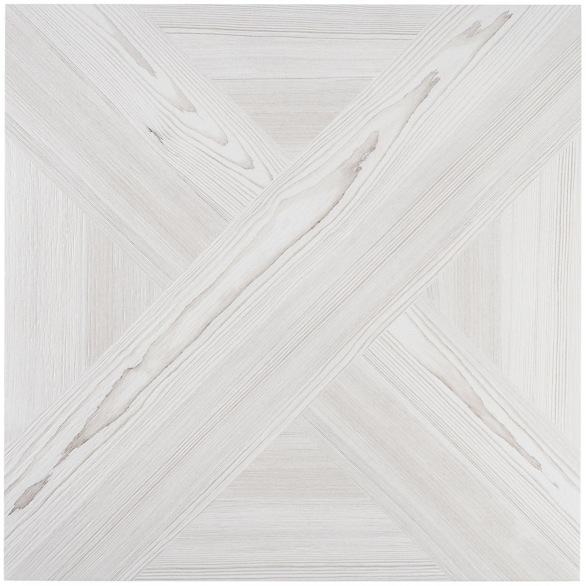 Mandorla White 24x24 Matte Wood Look Porcelain Tile