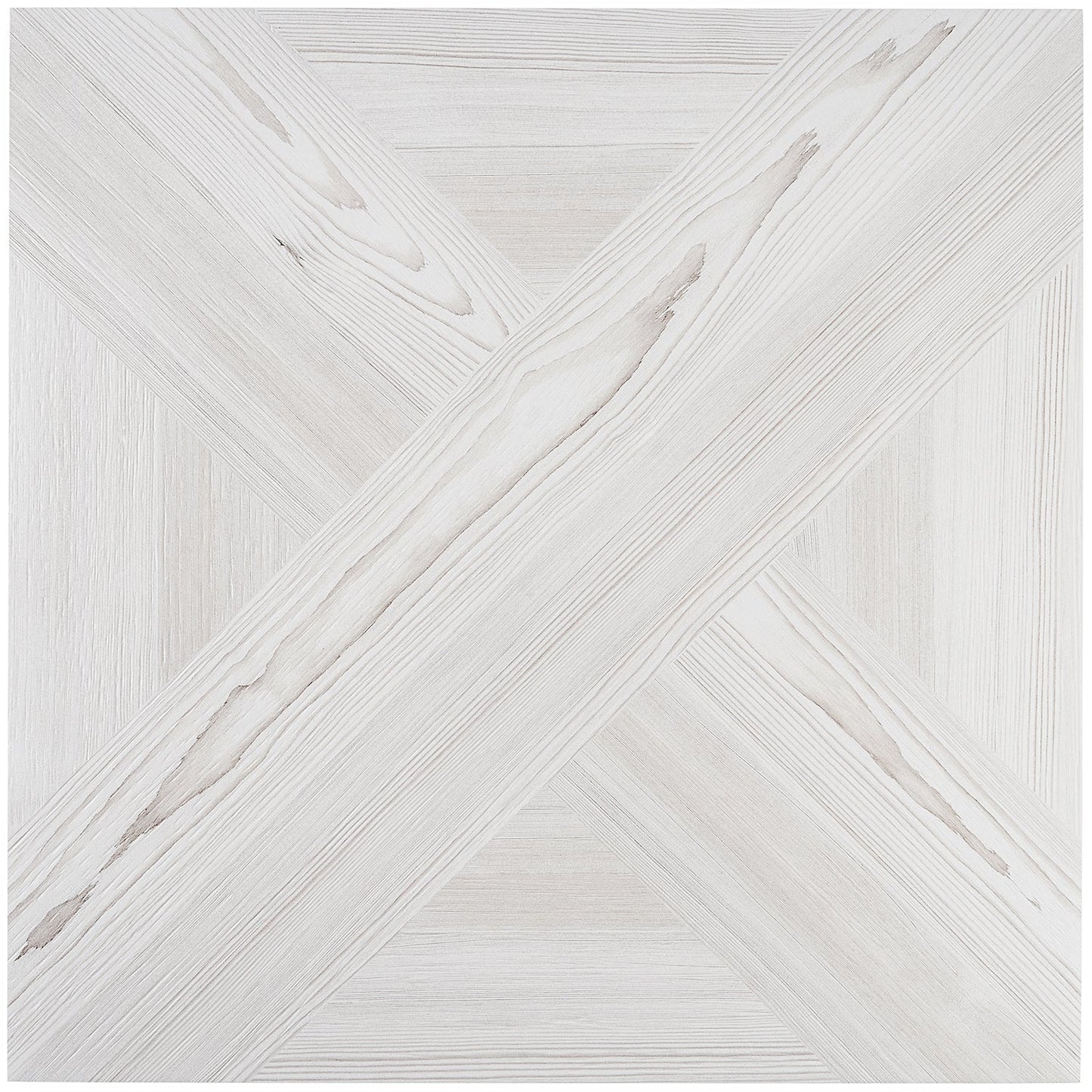 Mandorla White 24x24 Matte Wood Look Porcelain Tile