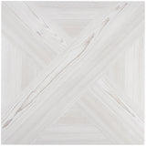 Mandorla White 24x24 Matte Wood Look Porcelain Tile