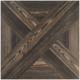 Barberry Decor Tabacco Brown 24x24 Matte Porcelain Tile - Wood Look