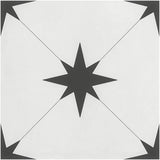 Tau Blanco White 9x9 Matte Porcelain Tile by Lux Tile