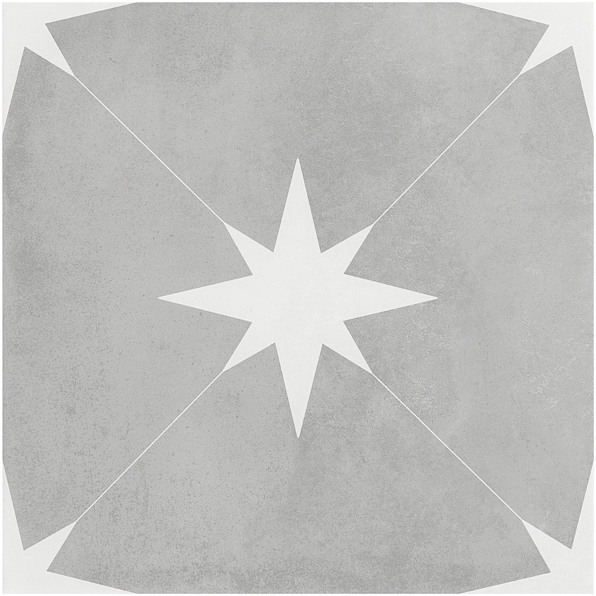 Tau Gris Gray 9x9 Matte Porcelain Tile - Lux Tile