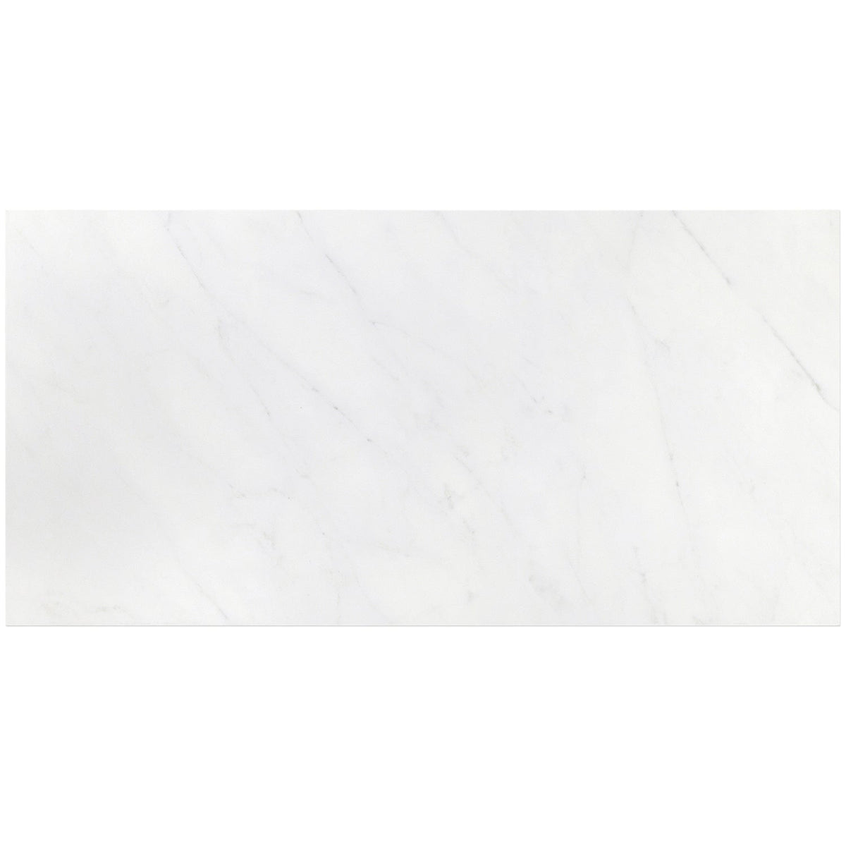 Belvedere Bianco White 15x30 Semi-Polished Porcelain Tile
